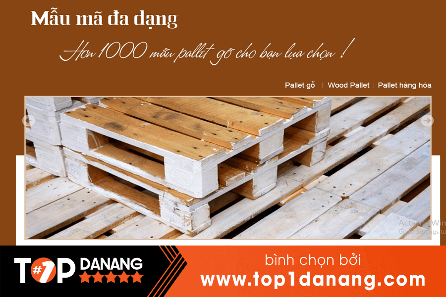 Gỗ pallet giá rẻ Đà Nẵng - Pallet Bi Vi