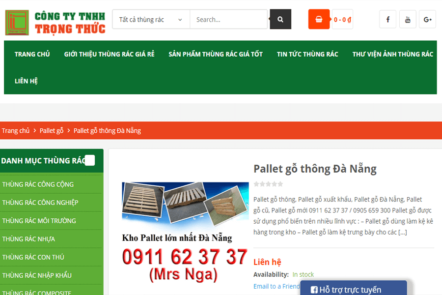 Đồ gỗ pallet Đà Nẵng -Công ty Trọng Thức