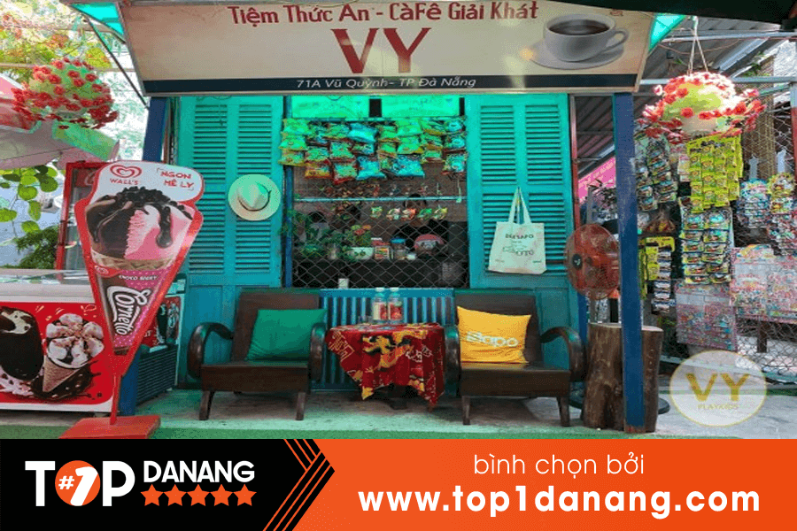 Khu vui chơi trong quán cafe Đà Nẵng - Vy Coffee