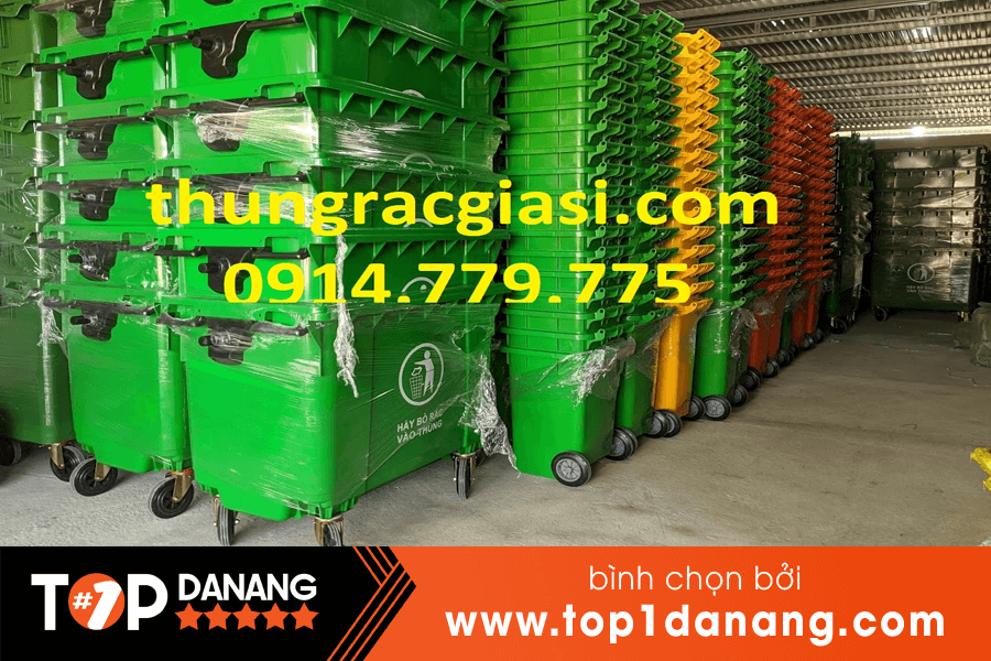 Thùng rác tại Đà Nẵng - Gia Huy