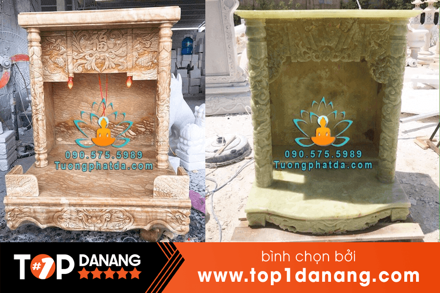 Bàn thờ thần tài đá Đà Nẵng - Tượng Phật Đá