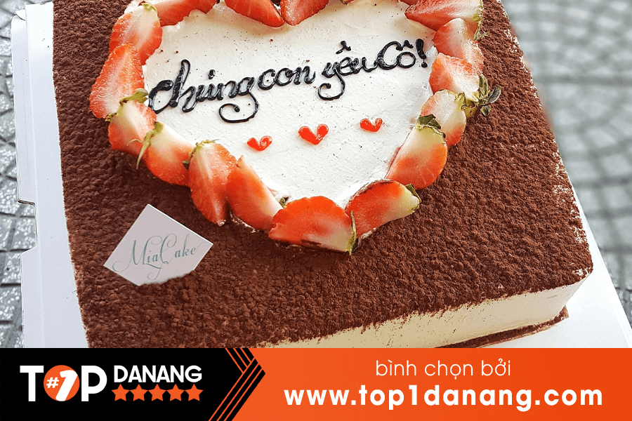 Thiết kế bánh sinh nhật Đà Nẵng Tiramisu Mia Cake 