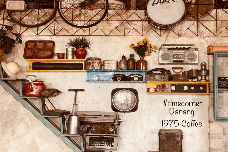 Quán quán cafe hoài cổ ở Đà Nẵng - 1975 Cafe