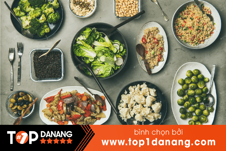 Đồ ăn healthy chay Ans Vegetarian Cuisine Đà Nẵng