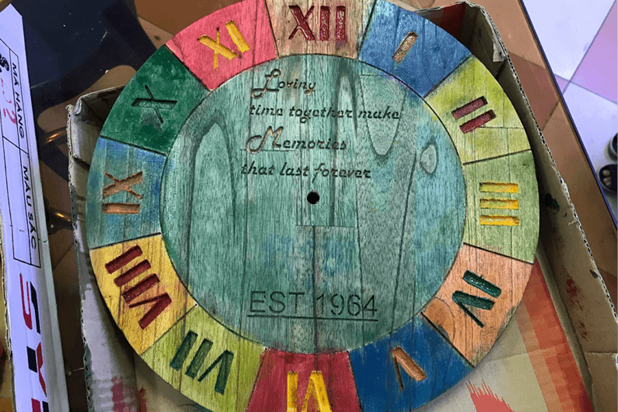 Đồng hồ treo tường gố Đà Nẵng - Đức Nghĩa