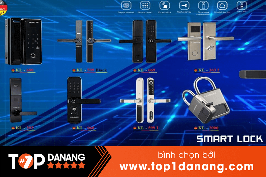 Khóa cửa vân tay uy tín tại Đà Nẵng Kassler Việt Nam
