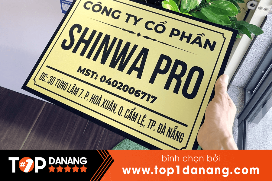 Làm biển số nhà giá tốt Đà Nẵng tại Bảng Hiệu Đà Nẵng