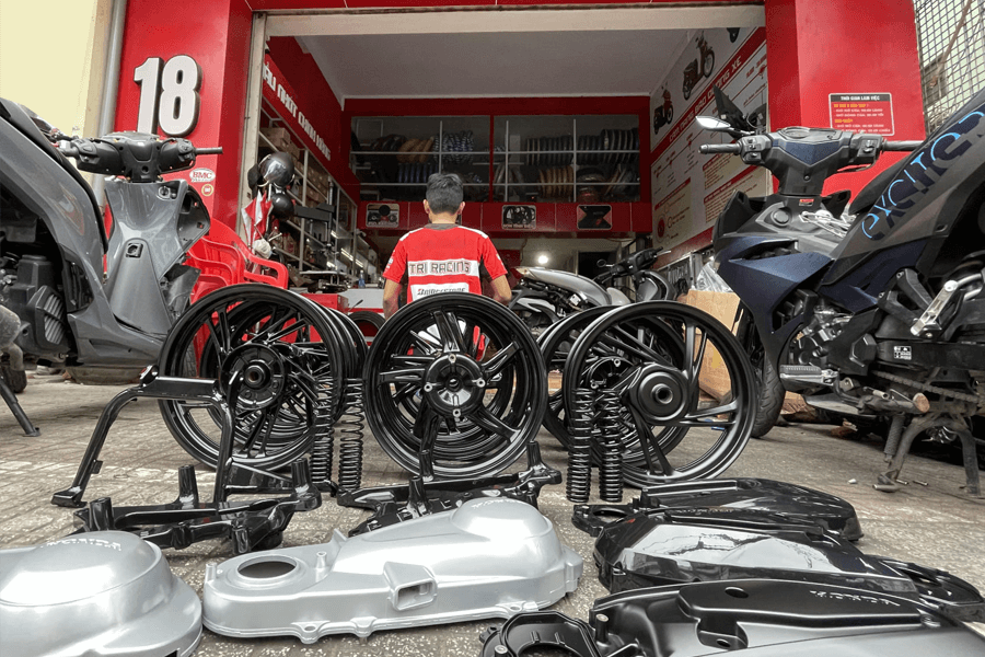 Sửa chữa xe máy Tri Racing Shop Đà Nẵng