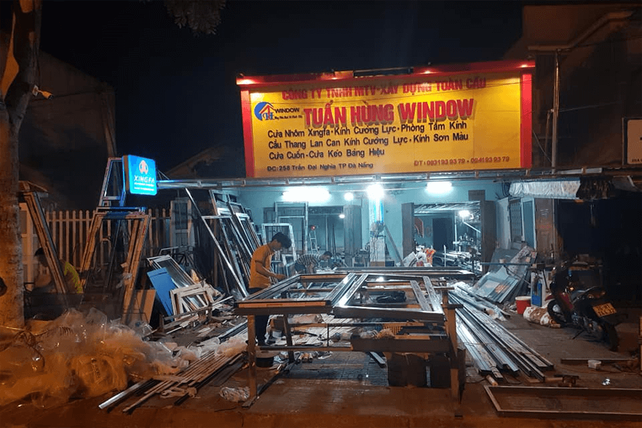 Tủ nhôm kính Tuấn Hùng Đà Nẵng